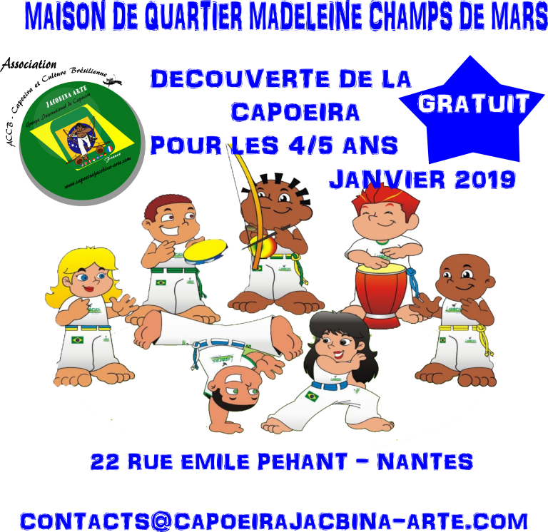 Découverte Capoeira Pour Les Enfants  Janvier 2019