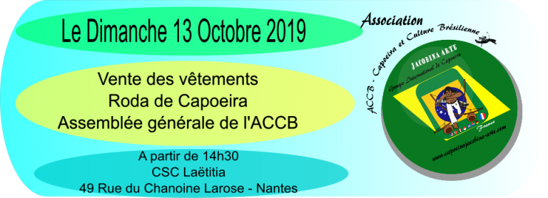 AG2019 + Roda + Vente de Vêtements 13/10/19
