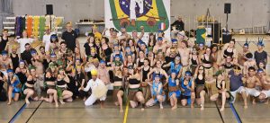 Photo de groupe du festival de capoeira Jacobina Arte 2025 à Saint-Sébastien-sur-Loire