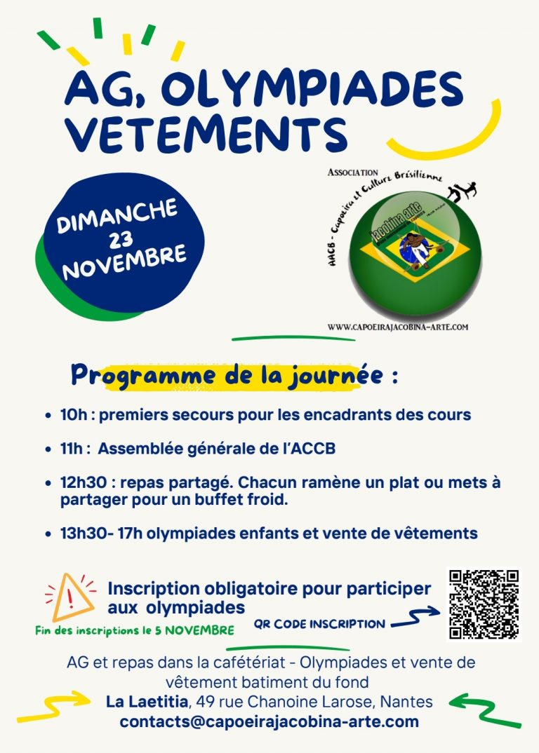 AG 2025 + Olympiades+ Vente de Vêtements